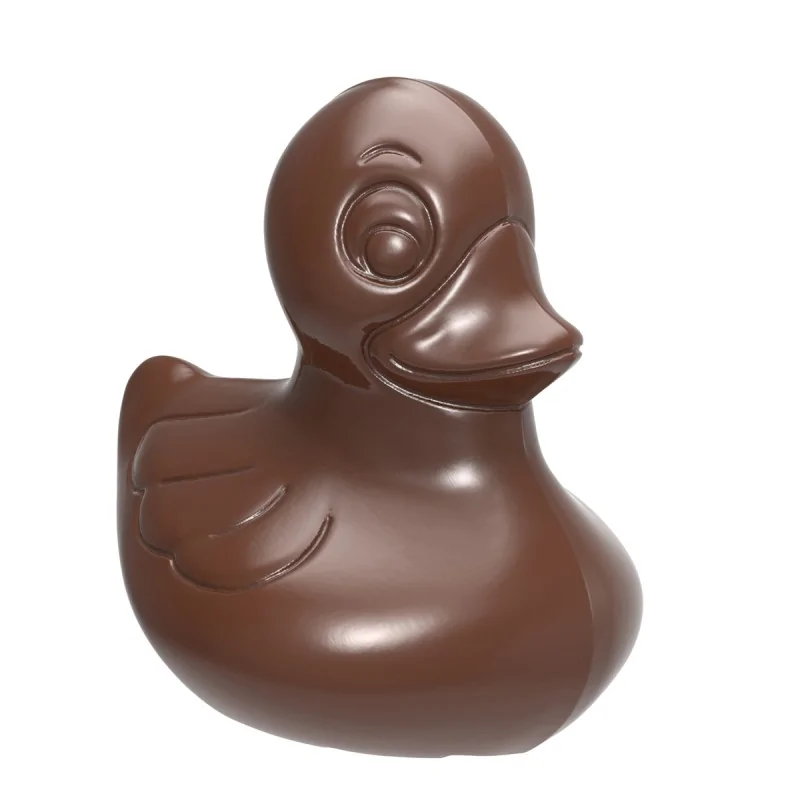 Polycarbonate Fairground Duck Chocolate Mold - 34 mm x 35 mm x 14 mm - 12 gr - 18 Cavity Polycarbonate Fairground Duck Chocolate Mold - 34 mm x 35 mm x 14 mm - 12 gr - 18 Cavity