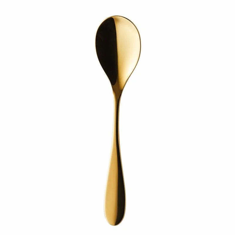 Degrenne Onde Gold Pvd Stainless Steel Table Spoon 199 mm - 7 ''13/16 - Pack of 12 Degrenne Onde Gold Pvd Stainless Steel Table Spoon 199 mm - 7 ''13/16 - Pack of 12