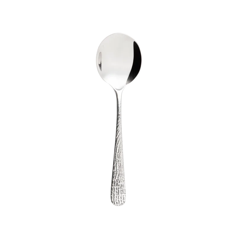 Degrenne Supernature Stainless Steel Bouillon Spoon 179 mm - 7 ''1/16 - Pack of 12 Degrenne Supernature Stainless Steel Bouillon Spoon 179 mm - 7 ''1/16 - Pack of 12