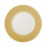 Degrenne 225194 Degrenne Boreal Satin Gold Round Dinner Plate 28.5 ...