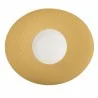 Degrenne 225197 Degrenne Boreal Satin Gold Oval Gourmet Plate 30 x ...