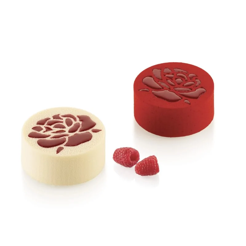 Silikomart Professional Valentine 110 Entremet Pastry Mold - ø70 h 30 mm - 110 ml - 6 Cavity Silikomart Professional Valentine 110 Entremet Pastry Mold - ø70 h 30 mm - 110 ml - 6 Cavity