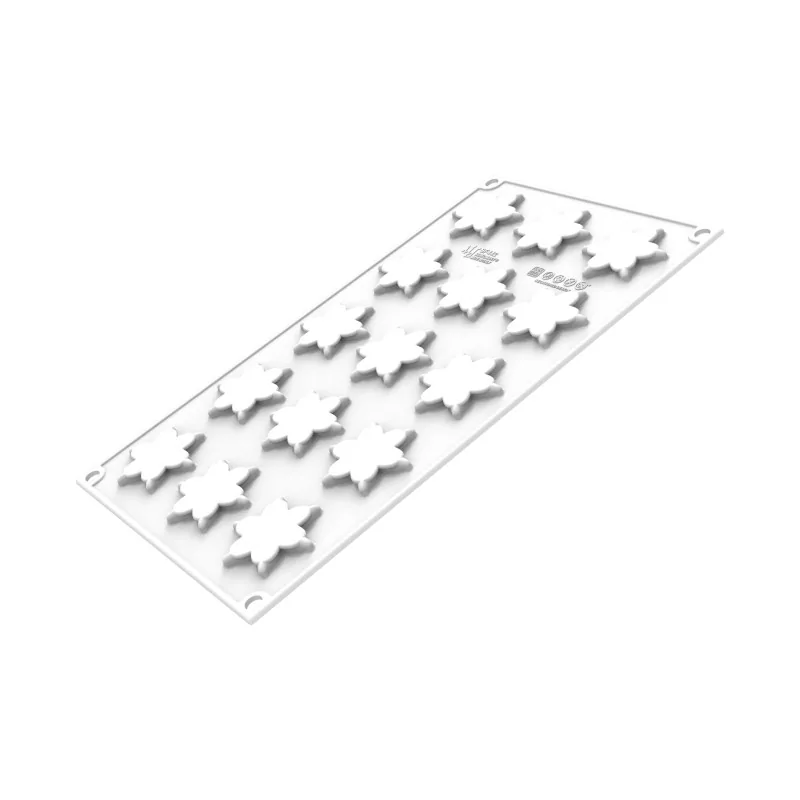 Silikomart Professional Corolle 4 Single Portion Pastry Mold - ø45 mm x h 6 mm - 4 ml - 15 Cavity Silikomart Professional Corolle 4 Single Portion Pastry Mold - ø45 mm x h 6 mm - 4 ml - 15 Cavity