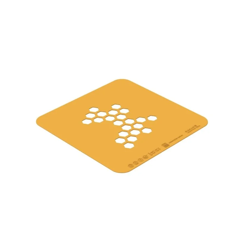 Silikomart Professional Honey Decoration Stencil - 100 mm x 77 mm x h 1 mm - 3 ml Silikomart Professional Honey Decoration Stencil - 100 mm x 77 mm x h 1 mm - 3 ml