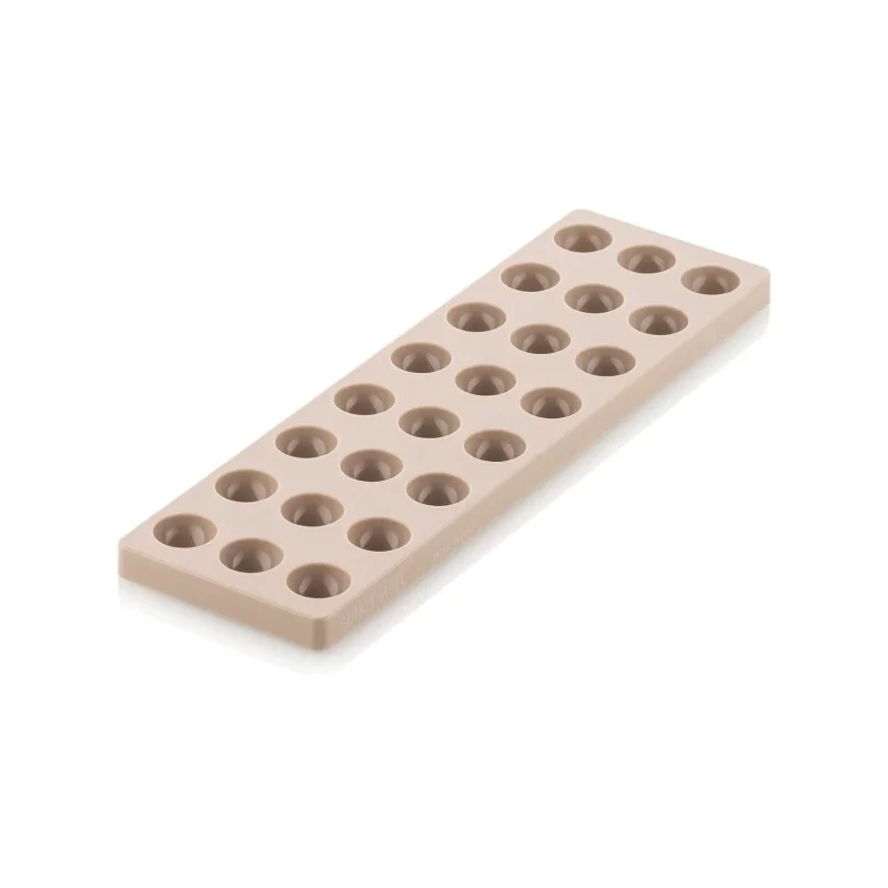 Silikomart Professional Polycarbonate Kit Semisphera 01 Chocolate Mold - Ø31mm x h 16.5 mm - 8.5ml - 24 Cavity Silikomart Professional Polycarbonate Kit Semisphera 01 Chocolate Mold - Ø31mm x h 16.5 mm - 8.5ml - 24 Cavity