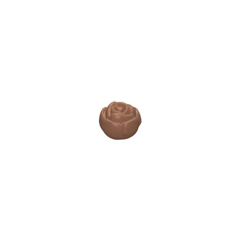 Polycarbonate 3D Rose Chocolate Praline Mold - 28 mm x 27.8 mm x h 20.1 mm - 10gr - 24 Cavity Polycarbonate 3D Rose Chocolate Praline Mold - 28 mm x 27.8 mm x h 20.1 mm - 10gr - 24 Cavity