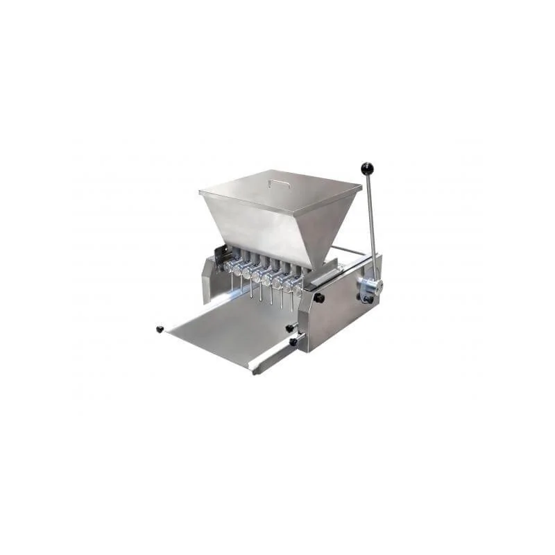 PRALINJECT Professional Pastry Filling Machine with 8 Nozzles - 7L Capacity