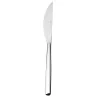 Degrenne Fuse Stainless Steel Table Knife Solid Handle Serrated 229 mm - 9'' - Pack of 12