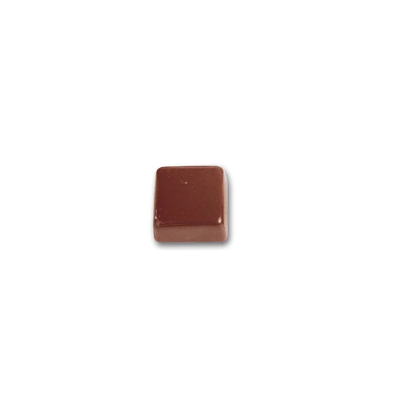 Polycarbonate Smooth Square Chocolate Praline Mold - 24.75 mm x 24.75 mm x h 12.7 mm - 8gr - 36 Cavity