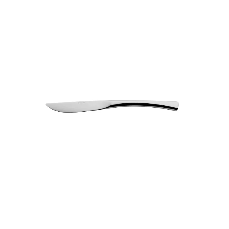 Degrenne Solstice Stainless Steel Dessert Knife Solid Handle Serrated N°2 207 mm - 8 ''1/8 - Pack of 12