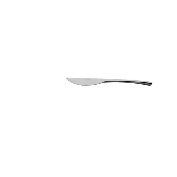 Degrenne Solstice Stainless Steel Table Knife Solid Handle Serrated N°1 232 mm - 9 ''1/8 - Pack of 12