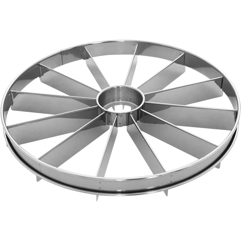 Stainless Steel Cake Cutting Divider - 12 Slices - 330mm diameter x h 45 mm Stainless Steel Cake Cutting Divider - 12 Slices - 330mm diameter x h 45 mm
