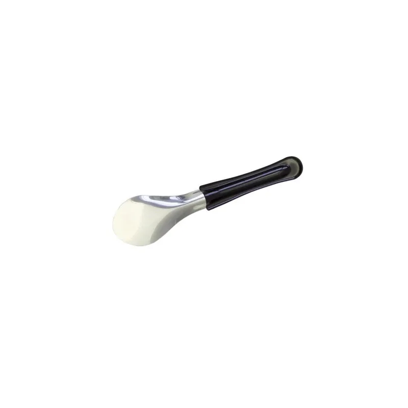 Stainless Steel Gelato Ice Cream Spatula - Black Handle - 260 mm x 65 mm x 15 mm