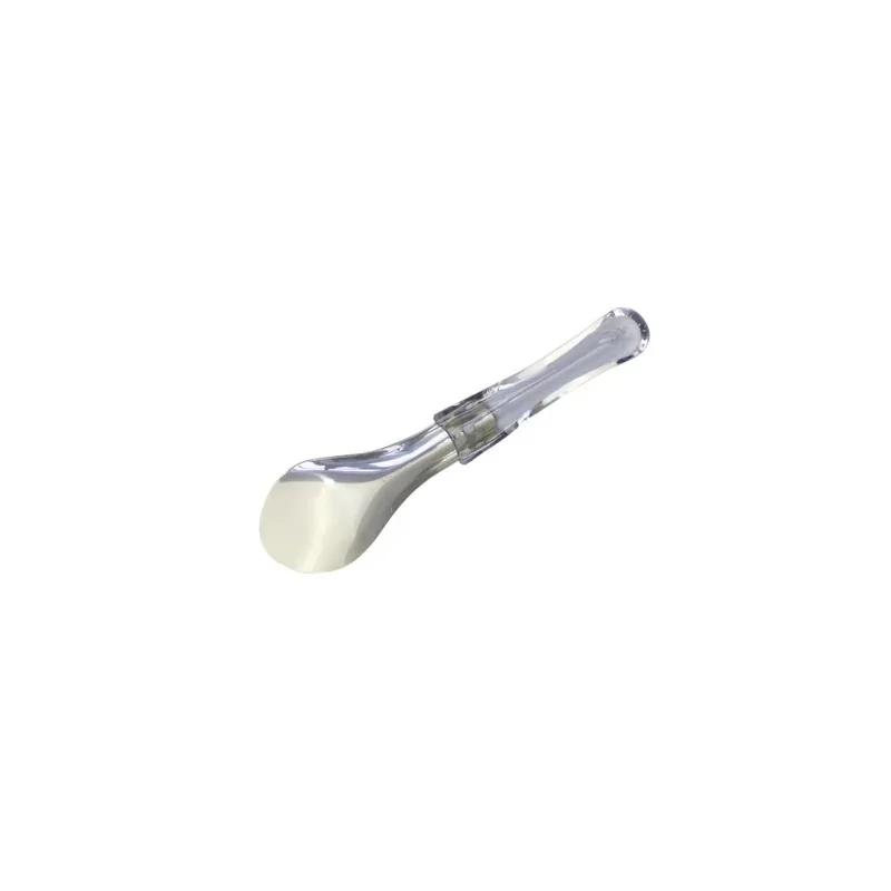 Stainless Steel Gelato Ice Cream Spatula - Transparent Handle - 260 mm x 65 mm x 15 mm Stainless Steel Gelato Ice Cream Spatula - Transparent Handle - 260 mm x 65 mm x 15 mm