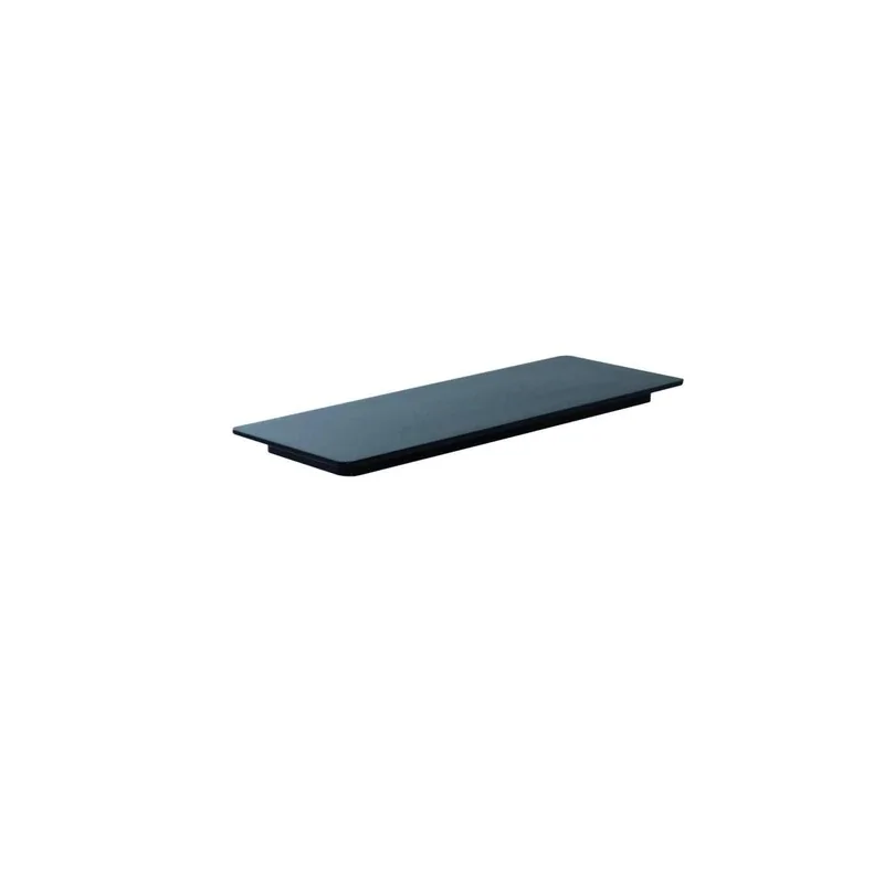 Black Melamine Cake Plate - 400 mm x 150 mm x 20 mm Black Melamine Cake Plate - 400 mm x 150 mm x 20 mm