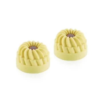 Silikomart Professional Pleincoeur Round 142 Single Portion Pastry Mold - ⌀70 mm x h 48 mm - 142ml - 6 Cavity
