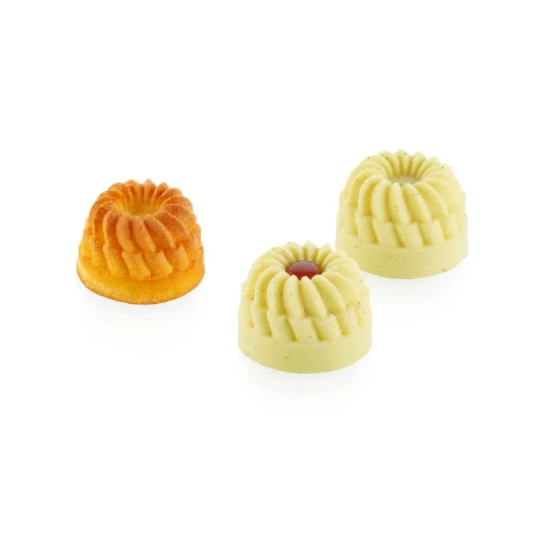 Silikomart Professional Pleincoeur Round 27 Mini Portion Pastry Mold - ⌀40 mm x h 27 mm - 27ml - 15 cavity Silikomart Professional Pleincoeur Round 27 Mini Portion Pastry Mold - ⌀40 mm x h 27 mm - 27ml - 15 cavity