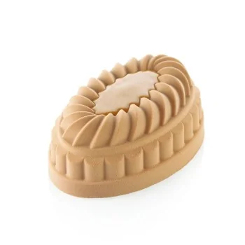 Silikomart Professional Pleincoeur Oval 665 Entremet Mold - 176 mm x 104 mm x h 60 mm - 665ml