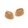 Silikomart Professional Pleincoeur Oval 145 Single Portion Pastry Mold - 124 mm x 84 mm x h 43 mm - 145ml - 6 cavity