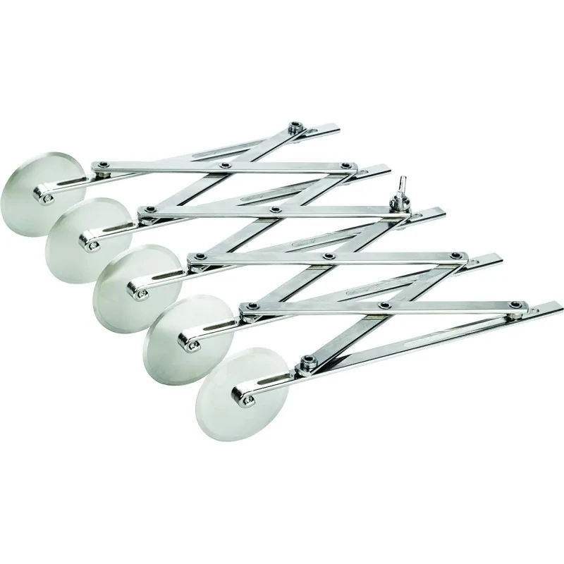Expandable Multi-Cut 5 Wheel Dough Divider - 55 mm Diameter - 10 to 125 mm Strip - Mallard Ferriere