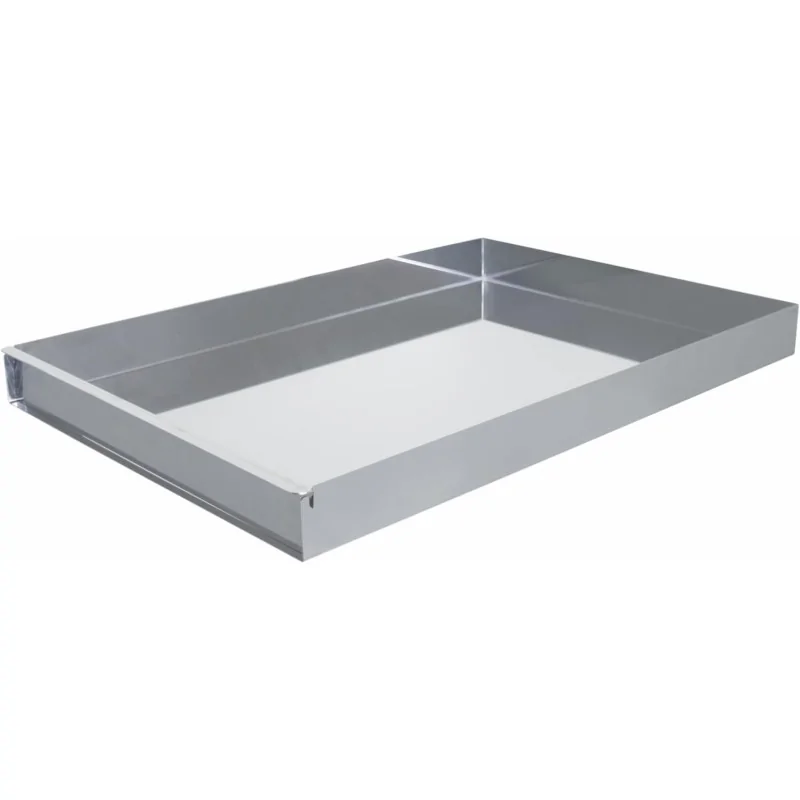 Stainless Steel Cake Display Sheet With Joint Bar - 580 mm x 400 mm x h 50 mm Stainless Steel Cake Display Sheet With Joint Bar - 580 mm x 400 mm x h 50 mm