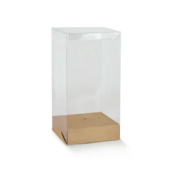 Transparent Confectionery Box For Candy And Chocolates Thick Base - 150 mm x 150 mm x 250 mm - Pack of 25