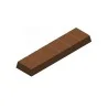 Polycarbonate Smooth Nougat Dubai Chocolate Bar Mold - 120 mm x 44 mm x 19 mm - 6 Cavity