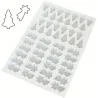 Plastic Fir Trees and Comets Cutting Sheet - 80 / 66 mm - 50 indents