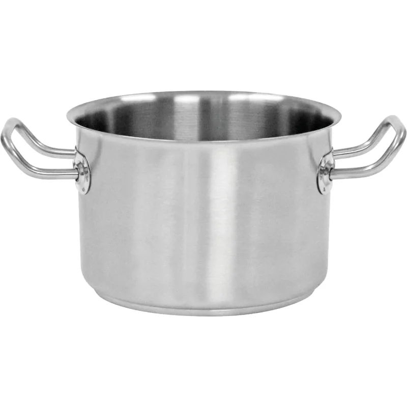 Stainless Steel High Casserole Pot - Ø 160 mm x h 110 mm - 2.1 L