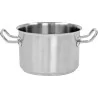 Stainless Steel High Casserole Pot - Ø 160 mm x h 110 mm - 2.1 L