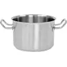 Stainless Steel High Casserole Pot - Ø 200 mm x h 130 mm - 4 L