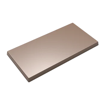 Thermoformed Polycarbonate Chocolate Tablet Mold - Tablet CV-1025 - 141 mm x 71 mm x 7 mm - 80 gr - 3 cavities