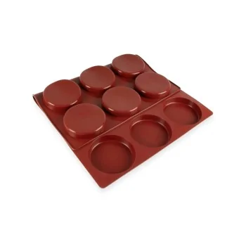 SILMAE Professional Silicone Pastry Mold - Cylinder - Ø 110 mm x 98 mm x 20 mm – 182 ml - 15 cavity