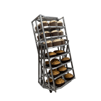 Smart Panettone Rotating Baking Rack with Anti-Unhooking Adjustable Guide 18'' x 26''