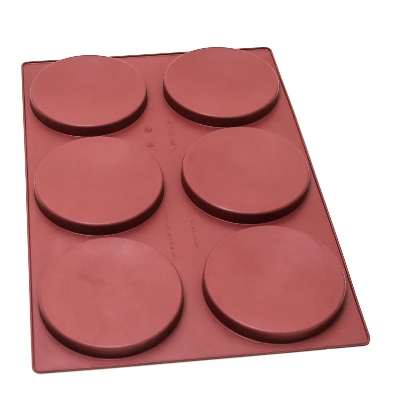 SILMAE Professional Entremet Insert Silicone Pastry Mold - Ø 160 mm x 18 mm – 360 ml - 6 cavity - Mae