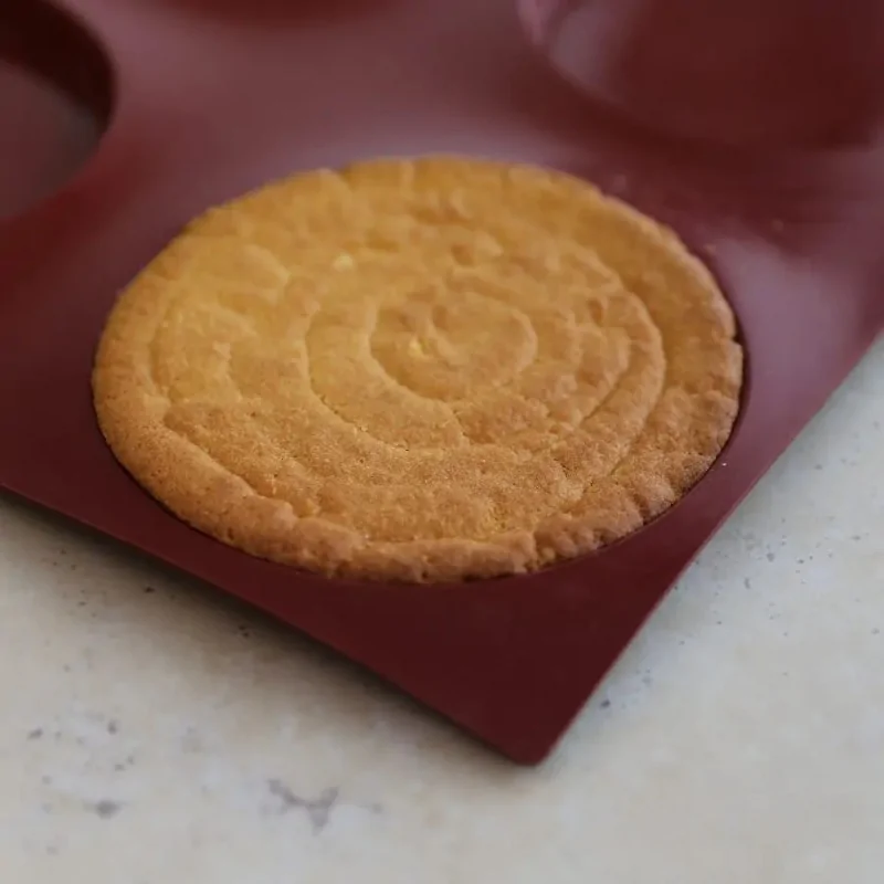 SILMAE Professional Entremet Insert Silicone Pastry Mold - Ø 150 mm x 16.5 mm – 280 ml - 6 cavity