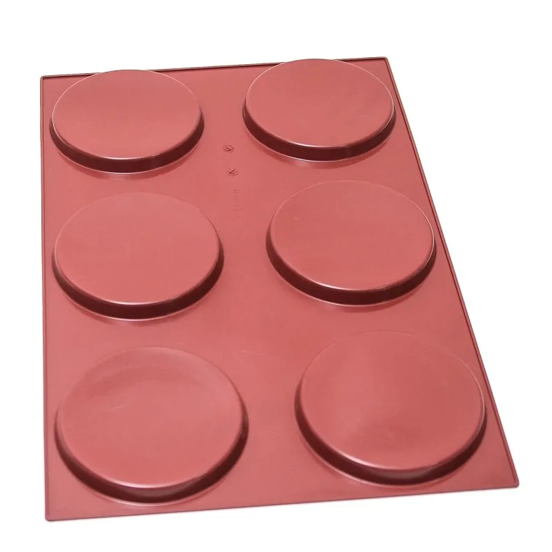 SILMAE Professional Entremet Insert Silicone Pastry Mold - Ø 150 mm x 16.5 mm – 280 ml - 6 cavity