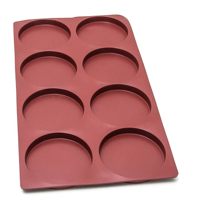 SILMAE Professional Entremet Insert Silicone Pastry Mold - Ø 140 mm x 18 mm – 275 ml - 8 cavity