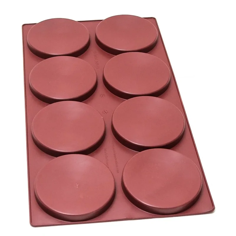 SILMAE Professional Entremet Insert Silicone Pastry Mold - Ø 140 mm x 18 mm – 275 ml - 8 cavity