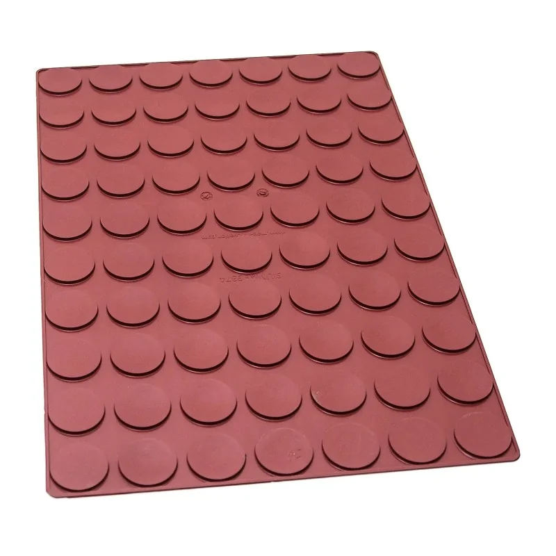 SILMAE Professional Florentine Silicone Pastry Mold - Ø 45 mm x 4 mm – 6.3 ml - 70 cavity