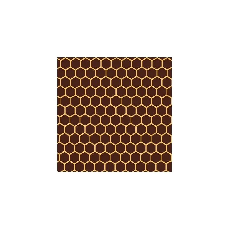 Alveoli Honeycomb Chocolate Transfer Sheets - 360 mm x 250 mm - 10 sheets Alveoli Honeycomb Chocolate Transfer Sheets - 360 mm x 250 mm - 10 sheets