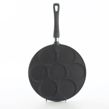 Nordic Ware Cast Aluminum Original Silver Dollar Pancake Pan - 7 Cavities