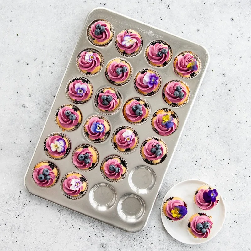 Nordic Ware Naturals® Aluminum 24 Cavity Mini Muffin Pan Nordic Ware Naturals® Aluminum 24 Cavity Mini Muffin Pan