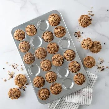 Nordic Ware Naturals® Aluminum 24 Cavity Mini Muffin Pan