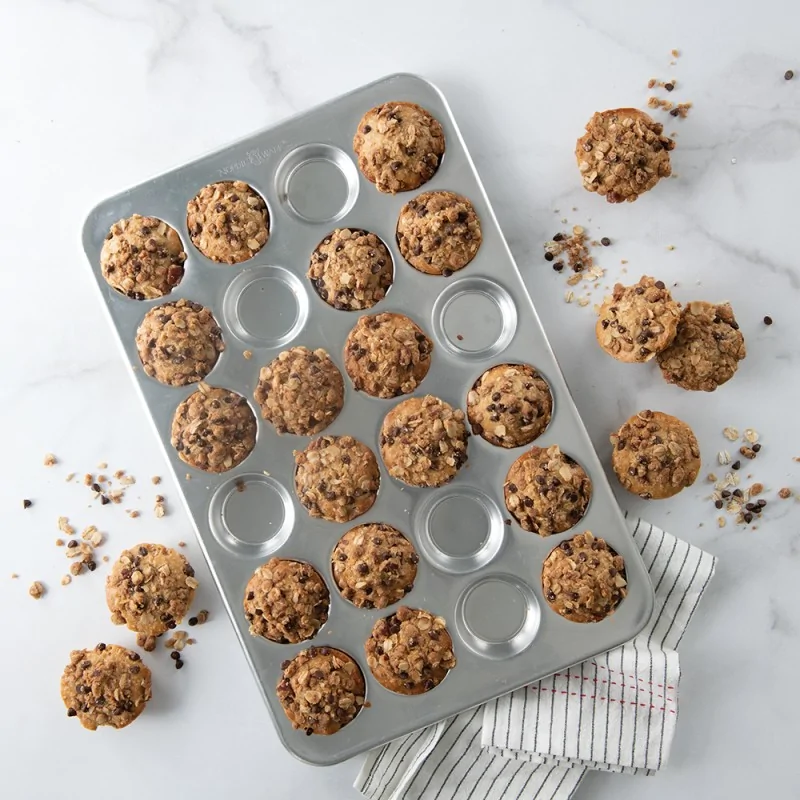 Nordic Ware Naturals® Aluminum 24 Cavity Mini Muffin Pan Nordic Ware Naturals® Aluminum 24 Cavity Mini Muffin Pan
