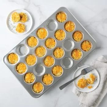 Nordic Ware Naturals® Aluminum 24 Cavity Mini Muffin Pan
