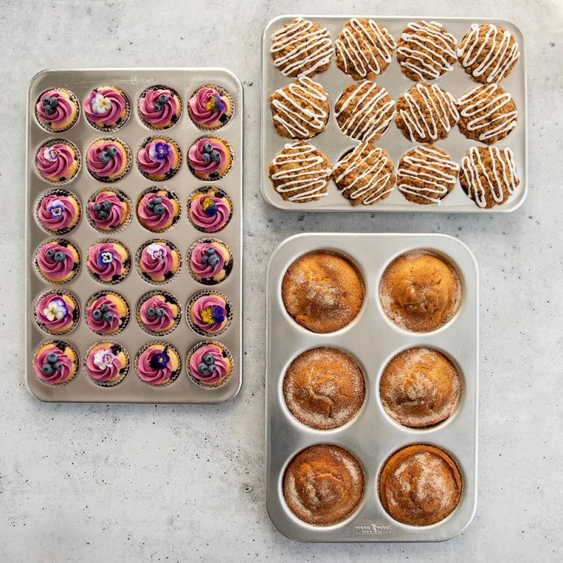 Nordic Ware Naturals® Aluminum 24 Cavity Mini Muffin Pan Nordic Ware Naturals® Aluminum 24 Cavity Mini Muffin Pan