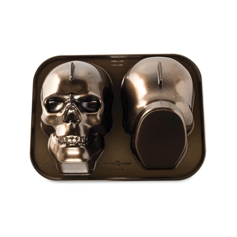 Nordic Ware Cast Aluminum Haunted Skull Cake Pan Nordic Ware Cast Aluminum Haunted Skull Cake Pan