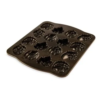 Nordic Ware Cast Aluminum Autumn Cakelet Pan - 16 Cavity