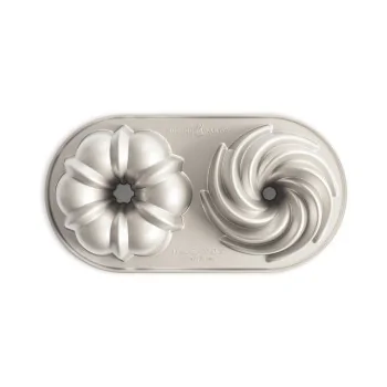 Nordic Ware CommercialCast Aluminum Classic Bundt® Duet Pan - 5 Cup Capacity